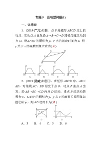 初中数学中考复习 专题9　运动型问题(1)