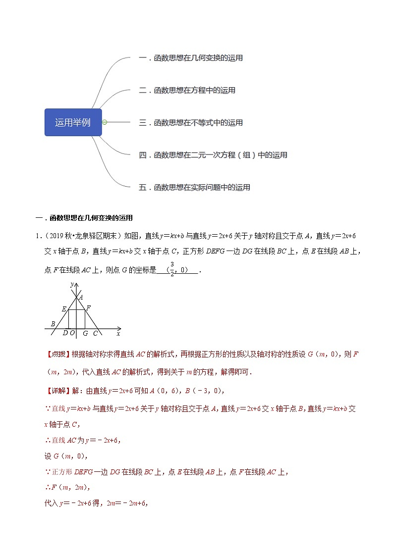 初中数学中考复习 专题11 函数思想-【口袋书】2020年中考数学背诵手册第2页