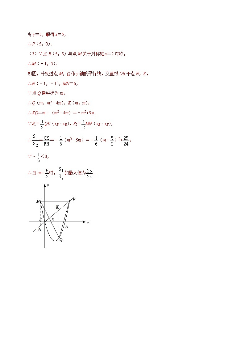 初中数学中考复习 专题13二次函数综合问题（共40题）-备战2023年中考数学必刷真题考点分类专练（全国通用）【解析版】03