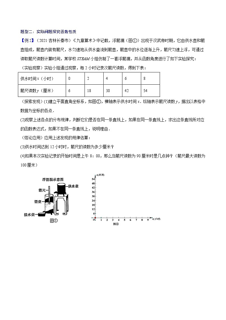 初中数学中考复习 专题17  探究函数图象与性质问题【考点精讲】（原卷版）03
