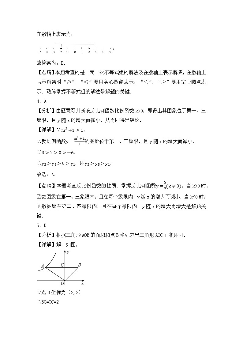 专题12 【五年中考+一年模拟】选择中档题四-备战2023年河南中考真题模拟题分类汇编（解析版）第2页