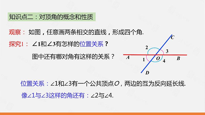 人教版七年级数学下册课件 5.1.1 相交线第8页