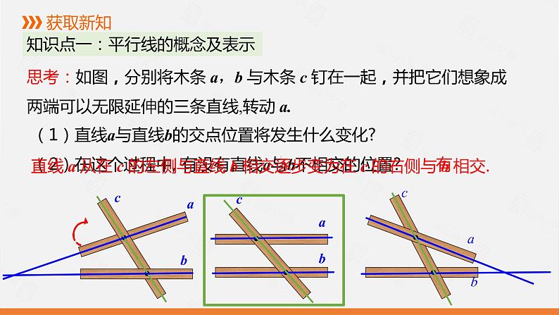 人教版七年级数学下册课件 5.2.1 平行线第4页