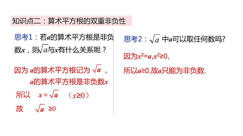 人教版七年级数学下册课件 6.1 第1课时 算术平方根第6页