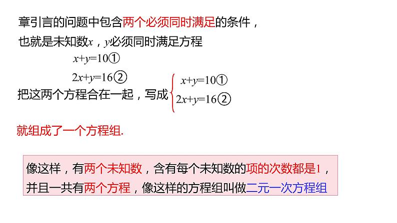 人教版七年级数学下册课件 8.1 二元一次方程组08