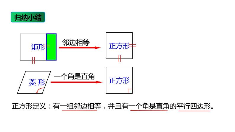 人教版八年级数学下册课件 18.2.3  正方形第7页