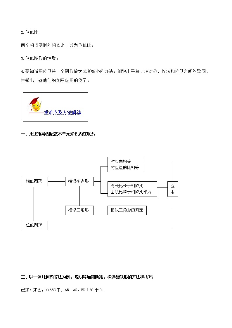 初中数学中考复习 专题27  相似（原卷版）02