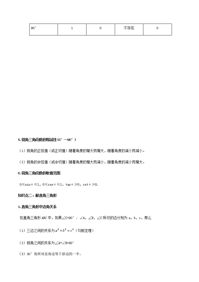 初中数学中考复习 专题28  锐角三角函数（解析版）03