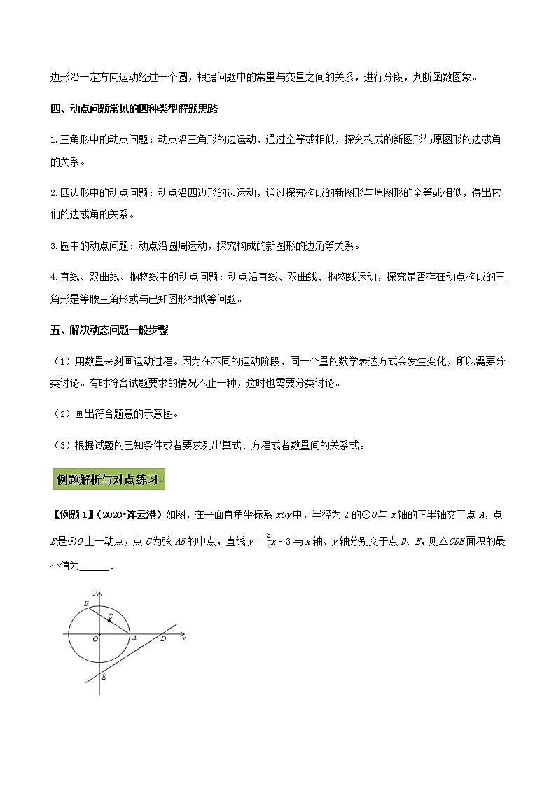 初中数学中考复习 专题53 中考几何动态试题解法（解析版）第2页