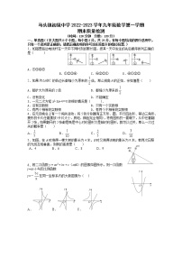 山东省菏泽市东明县马头镇初级中学2022－2023学年九年级数学上学期期末质量检测