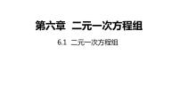 冀教版七年级下册6.1  二元一次方程组教课ppt课件