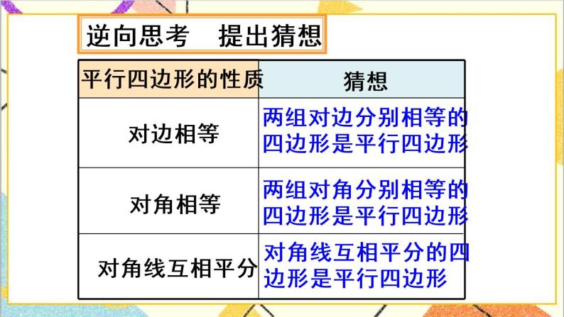 18.1.2 平行四边形的判定 第1课时 平行四边形的判定（1）课件+教案+导学案06