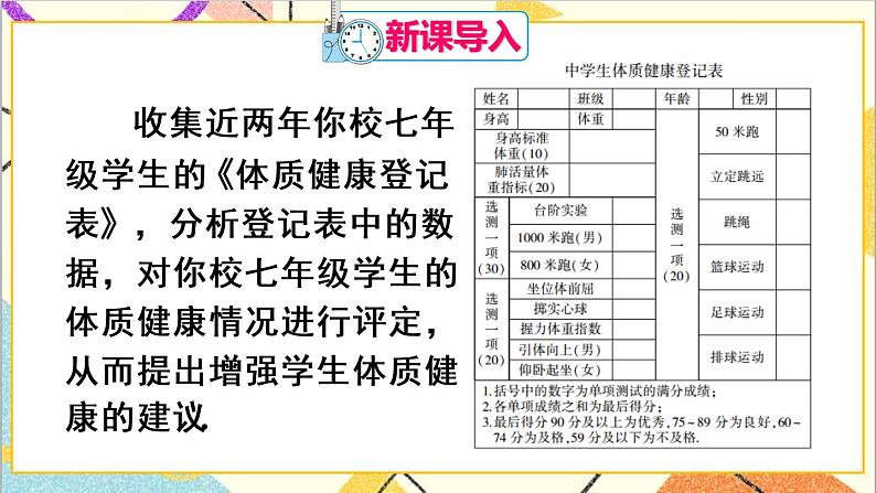 20.3 课题学习 体质健康测试中的数据分析第2页