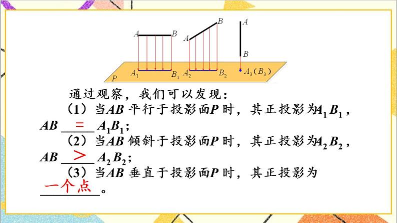 29.1 投影 第2课时 正投影 课件+教案+导学案07