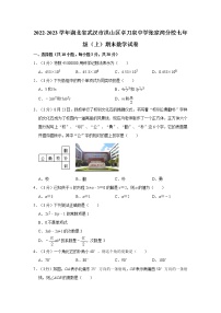 湖北省武汉市洪山区卓刀泉中学张家湾分校2022-2023学年七年级上学期期末数学试卷(含答案)