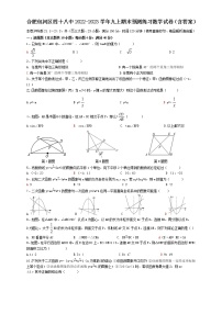 安徽省合肥市包河区四十八中2022-2023学年九年级上学期期末预测练习数学试卷(含答案)