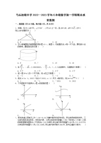 山东省菏泽市东明县马头初级中学2022－2023学年八年级数学上学期期末质量检测(含答案)