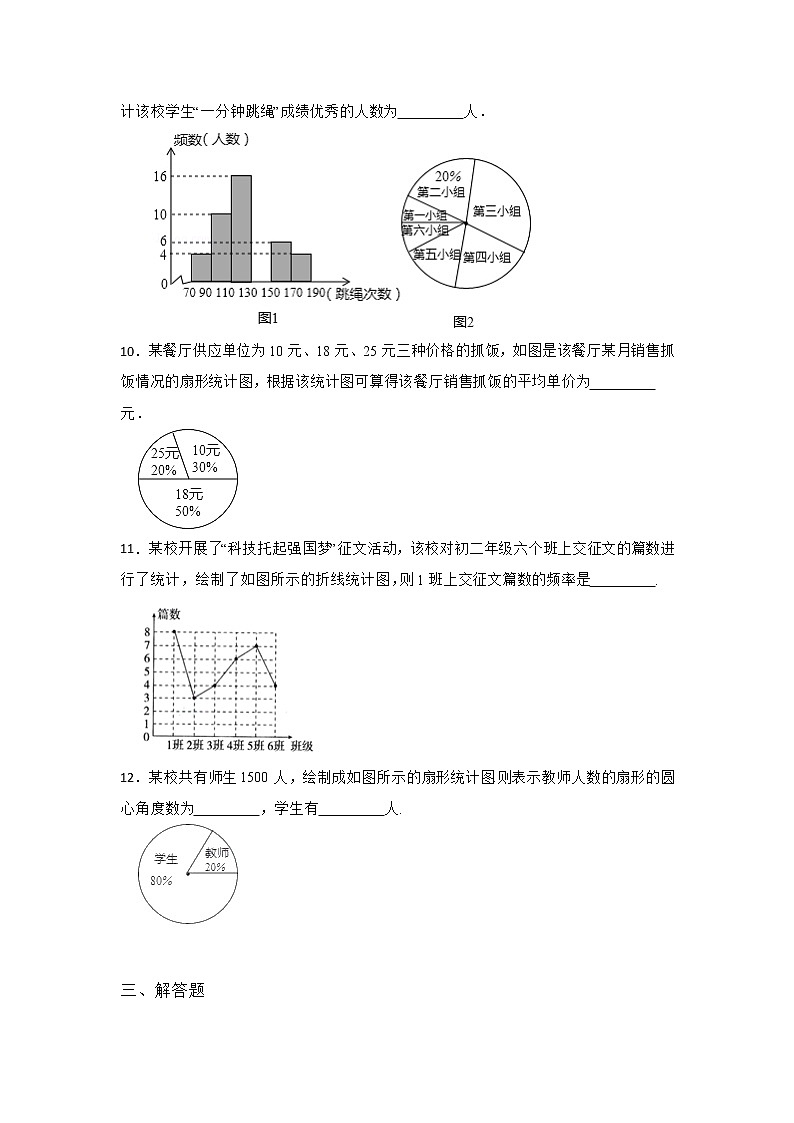 18.3 数据的整理与表示 冀教版八年级数下册优质同步练习(含答案)第3页
