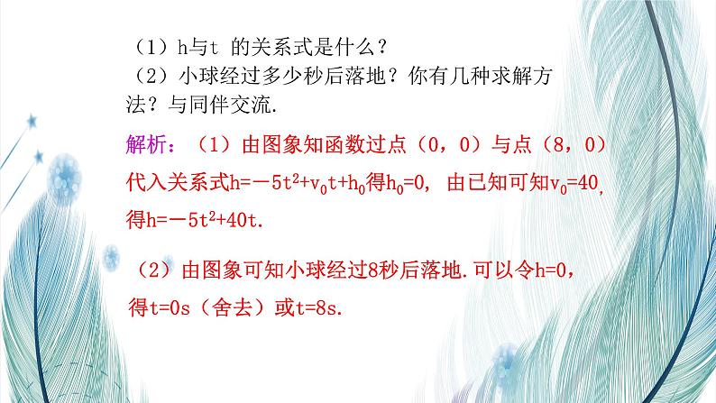 北师大版数学九年级下册 第二章 2.5 二次函数与一元二次方程 第一课时 课件第5页