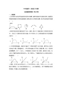 中考数学二轮复习专题《函数的图象》练习卷 (含答案)