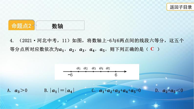 2023年河北省中考数学复习全方位第1讲 实数的相关概念 课件05