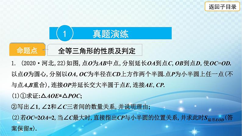 2023年河北省中考数学复习全方位第19讲 全等三角形 课件第3页