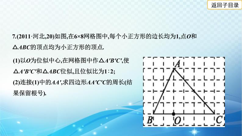 2023年河北省中考数学复习全方位第30讲 图形的相似与位似 课件08