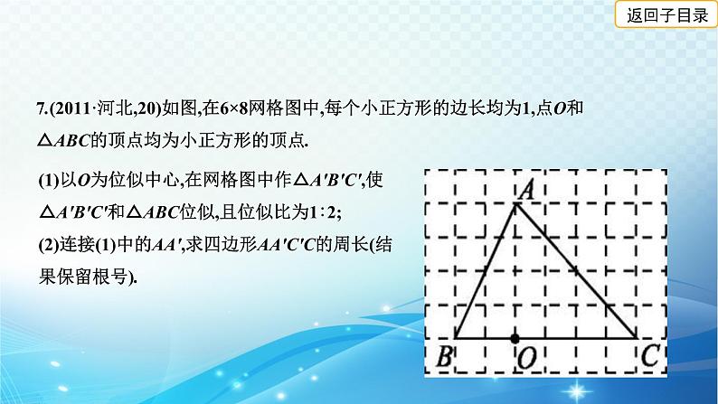 2023年河北省中考数学复习全方位第30讲 图形的相似与位似 课件08