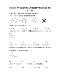 2022-2023学年安徽省合肥市九年级上册数学期末专项提升模拟卷（AB卷）含解析