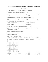 2022-2023学年湖南省邵阳市九年级上册数学期末专项提升模拟卷（AB卷）含解析