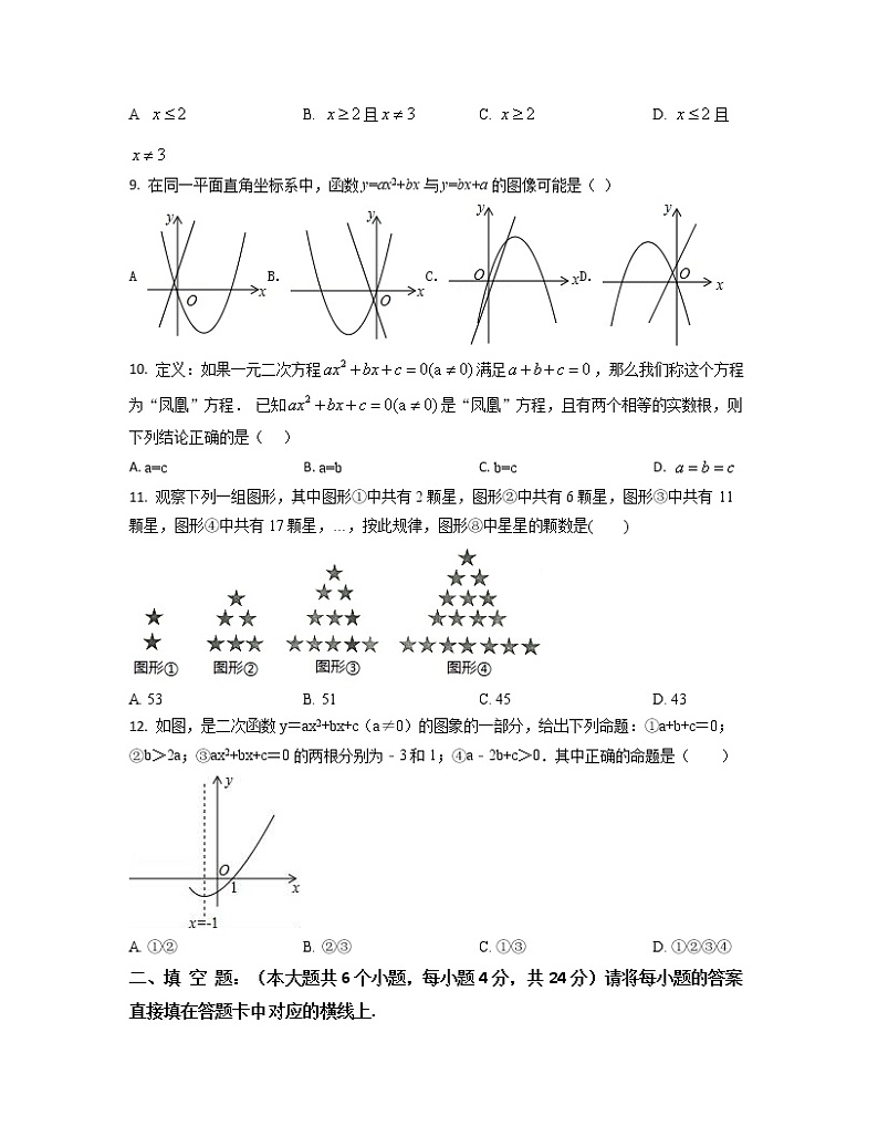 2022-2023学年重庆市江北区九年级上册数学期中专项提升模拟题（AB卷）含解析第2页