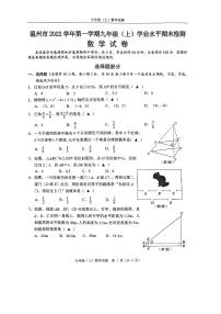 浙江省温州市2022-2023学年九年级上学期期末数学试题