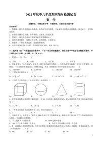 湖南省长沙市2022-2023长郡九下入学考试试卷（带答案）