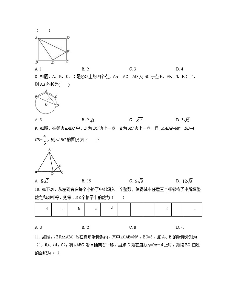 2022-2023学年浙江省宁波市九年级下册数学月考专项突破模拟卷（AB卷）含解析第2页