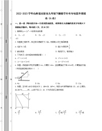 2022-2023学年山西省吕梁市九年级下册数学月考专项提升模拟卷（AB卷）含解析