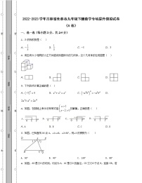 2022-2023学年吉林省长春市九年级下册数学专项提升模拟试卷（AB卷）含解析