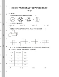 2022-2023学年河北省唐山市中考数学专项提升模拟试卷（AB卷）含解析