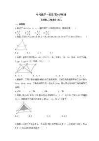 中考数学一轮复习知识梳理《相似三角形》练习 (含答案)