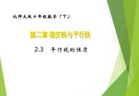 初中数学北师大版七年级下册3 平行线的性质习题课件ppt