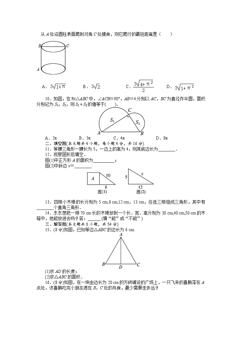 北师大版数学八上第1章 测试卷（2）  (3)第2页