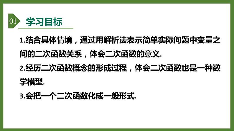 5.3二次函数 课件2022-2023学年青岛版九年级数学下册第2页