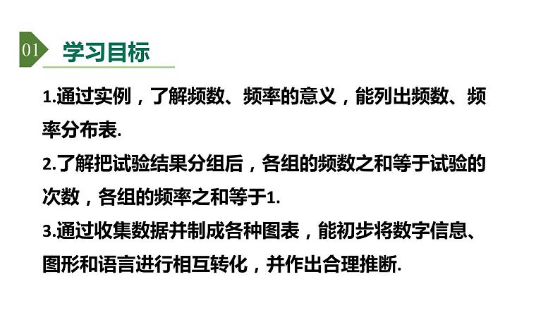 6.2 频数与频率 课件2022-2023学年青岛版九年级数学下册02