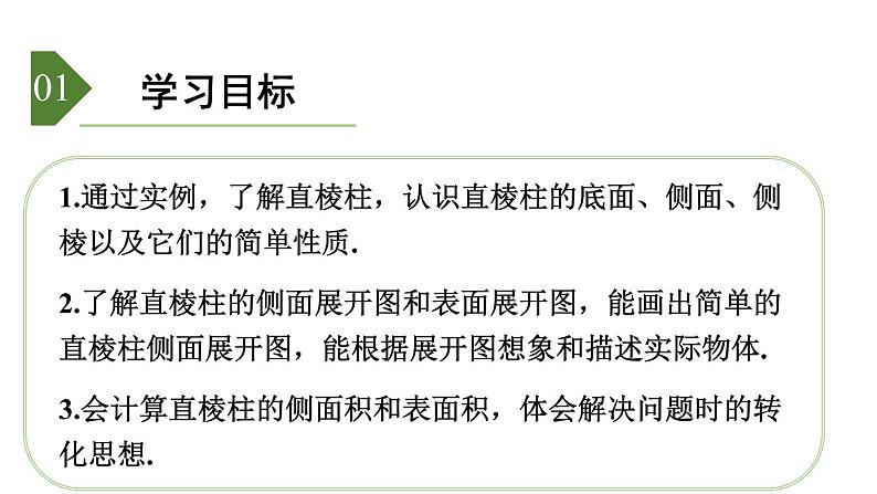 7.2直棱柱的侧面展开图 课件2022-2023学年青岛版九年级数学下册02