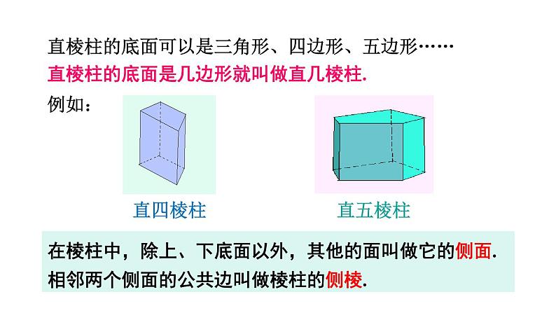 7.2直棱柱的侧面展开图 课件2022-2023学年青岛版九年级数学下册07