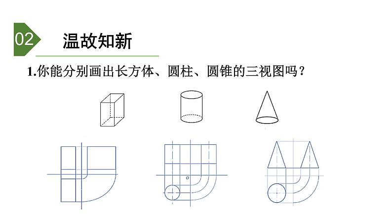 8.3 第2课时 物体的三视图 课件2022-2023学年青岛版九年级数学下册03