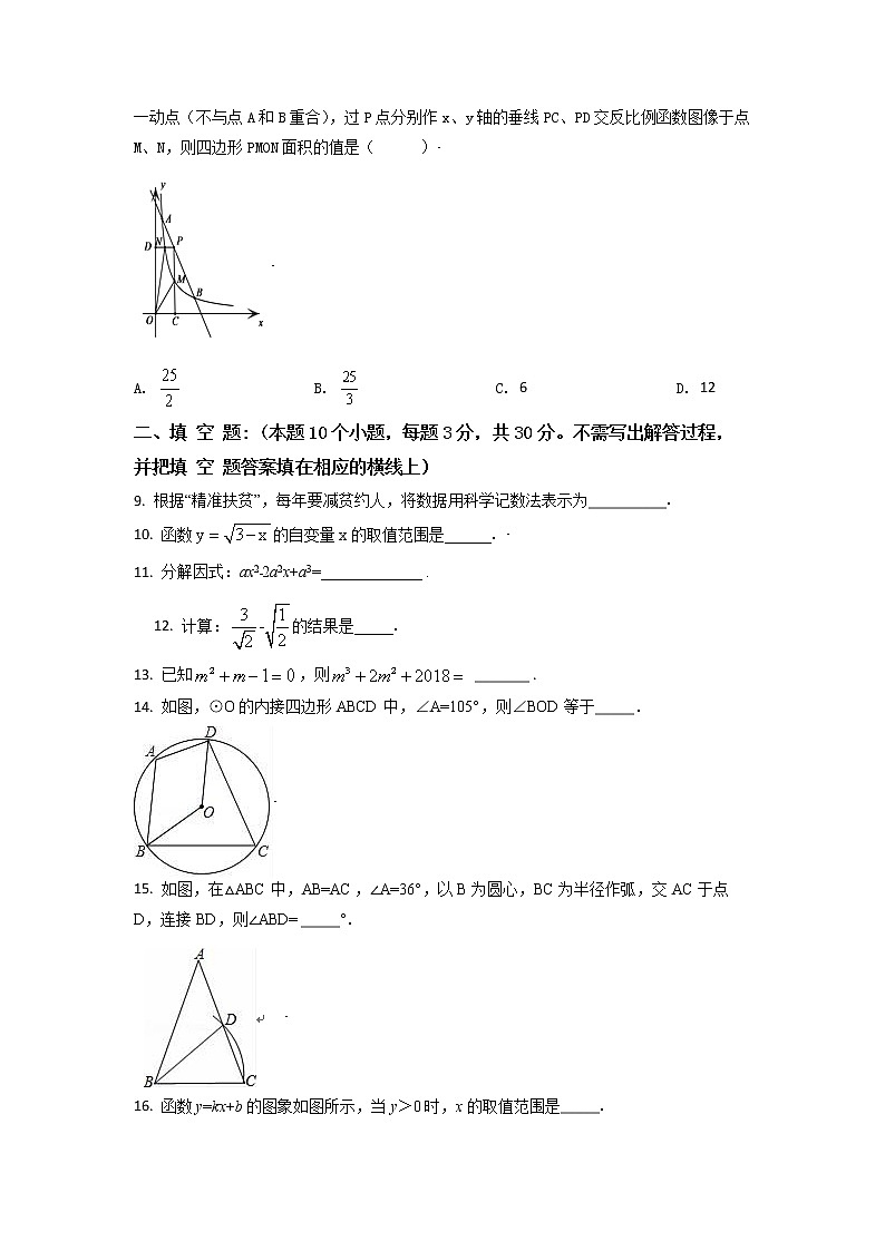 2022-2023学年江苏省无锡市九年级下册月考专项提升模拟卷（AB卷）含解析第2页
