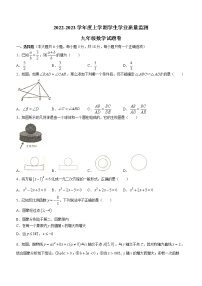 江西省抚州市2022-2023学年九年级上学期数学期末试题 (含答案)