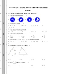 2022-2023学年广东省汕头市八年级上册数学期末专项突破模拟卷（AB卷）含解析