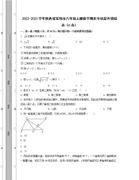 2022-2023学年陕西省宝鸡市八年级上册数学期末专项提升模拟卷（AB卷）含解析