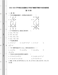 2022-2023学年重庆市成都市八年级下册数学期末专项突破模拟题（AB卷）含解析